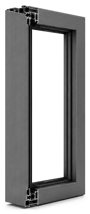 Aluminium window frame profile